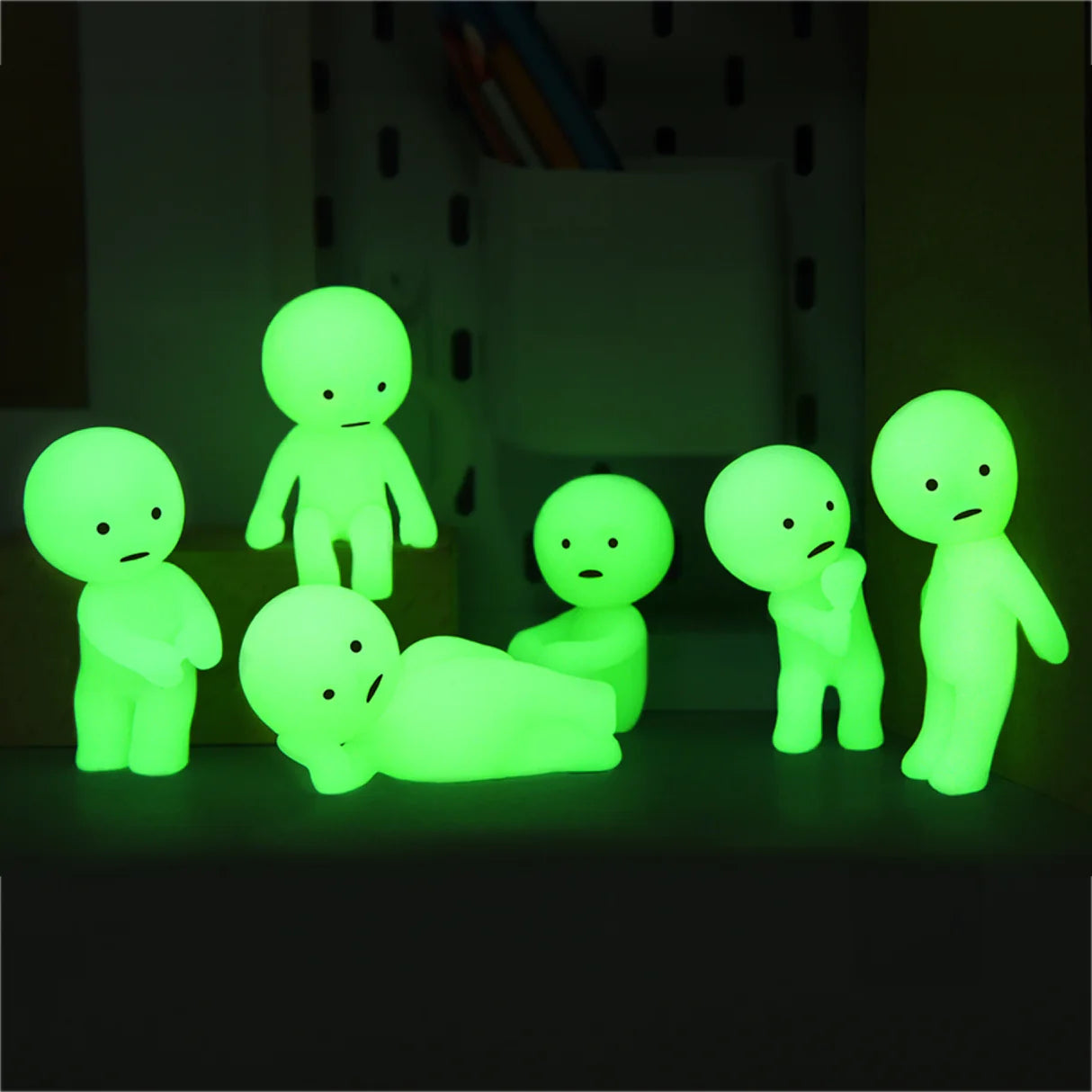 Discover the charm of Smiski — glow-in-the-dark collectible figures hiding in plain sight. Shop unique poses and styles at Elevated Studios.